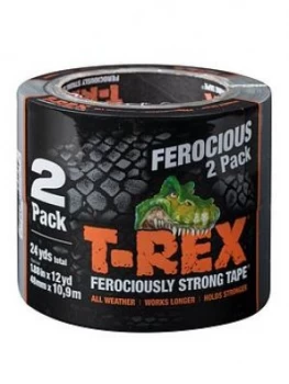 Image of T-Rex T-Rex Tape 48Mm X 10.9M Grey Twin Pack