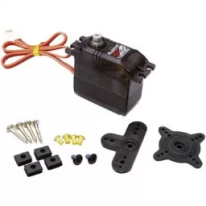 Image of Bluebird Standard servo BMS-620MG Analogue servo Gear box material Metal Connector system JR