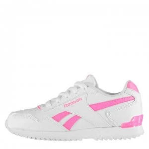 Image of Reebok Glide Rip Clip Child Girls Trainers - White/Pink