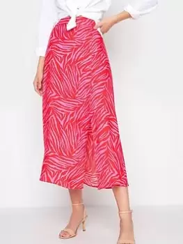 Image of Long Tall Sally Zebra Print Skirt - Pink, Size 20, Women