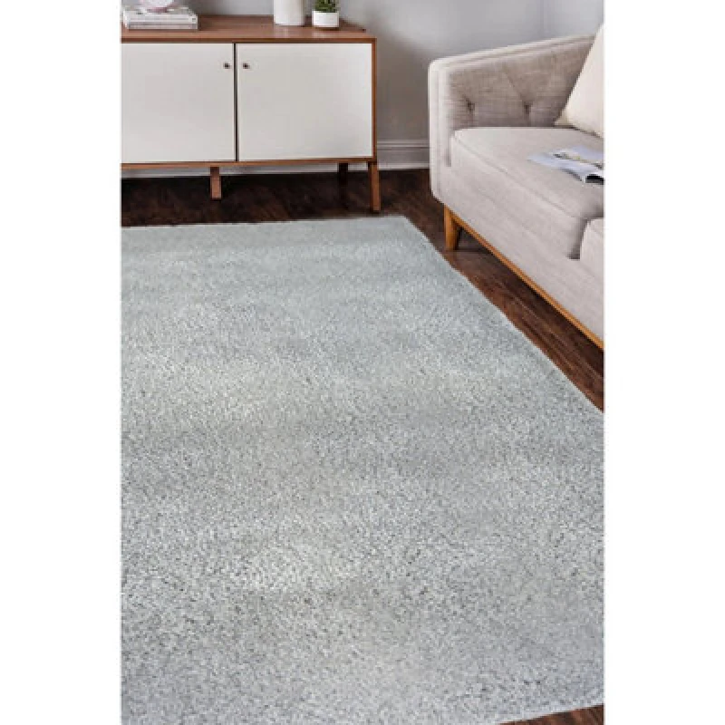 Image of Homemaker Snug Plain Cozy Shaggy Rug Grey 80X150 ND76501
