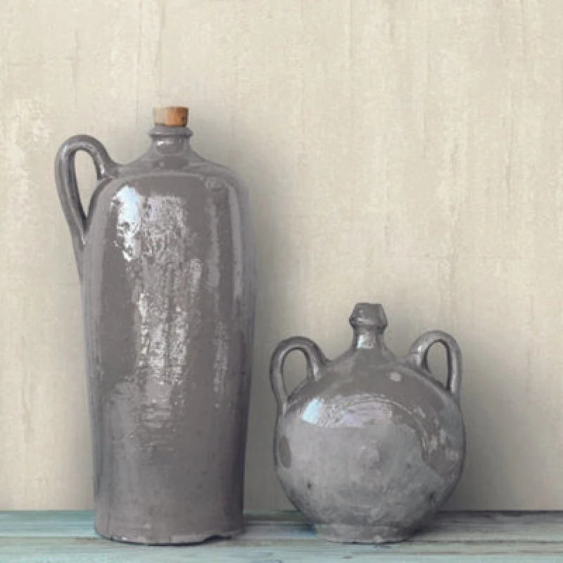 Image of Grandeco Wall Id Plain Beige Neutral Wallpaper Textured Non Woven Roll A22301