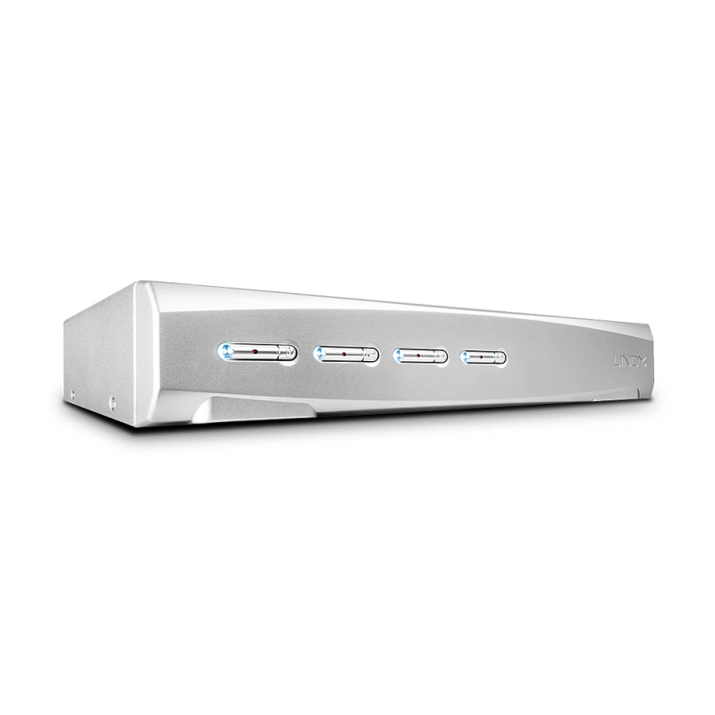 Image of Lindy 4 Port DVI-I Single Link KVM Switch Pro