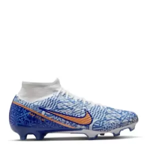 Image of Nike Mercurial Zoom Superfly 9 Academy CR7 FG/MG Firm-Ground/Multi-Ground Soccer Cleat - White