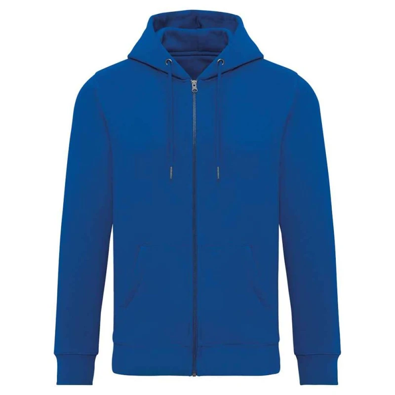 Image of Native Spirit Mens Full Zip Hoodie in Blue Size: XS Blue Male XS