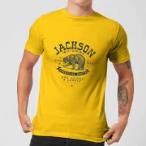 Image of Jackson Mens T-Shirt - Yellow - M