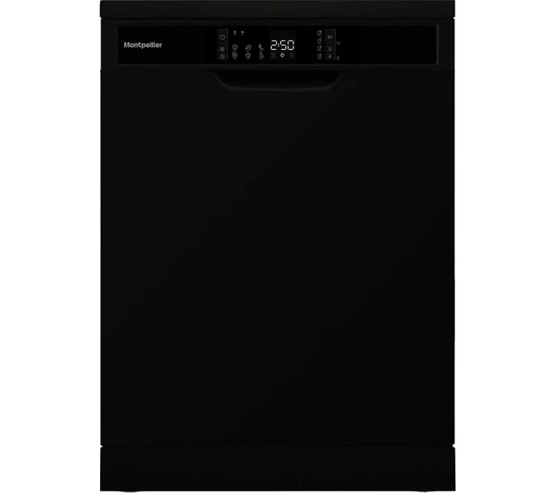 Image of Montpellier MDWD1464K Full Size Dishwasher - Black 5060617984990
