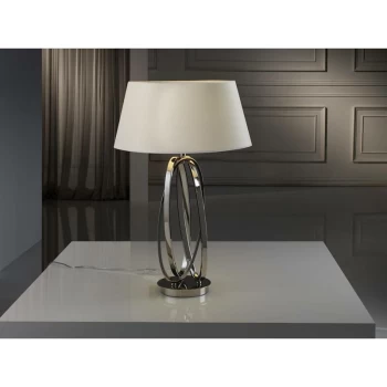 Image of Schuller Ovalos - Table Lamp Polished nickel, E27