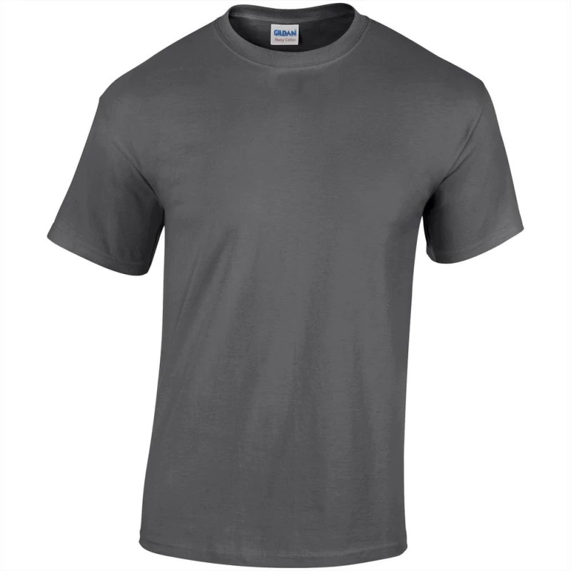 Image of Gildan Mens Heavy Cotton T-Shirt in Grey Size: Medium Grey Male M
