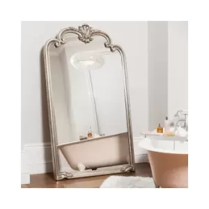 Image of Silver Leaner Mirror 184cm by 104cm- Caspian house