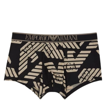 Image of Emporio Armani Knitted Trunks Black/Bronze Size L Men