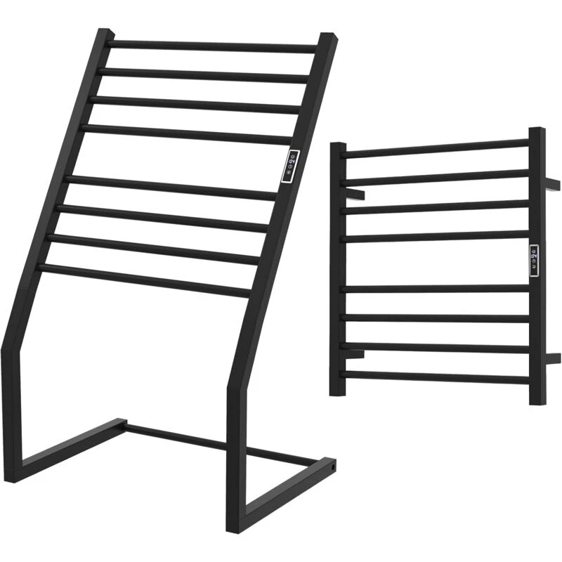 Image of COSTWAY Set of 2 Nightstand 3-Tier Sofa Side Table X-Shaped 3-Drawer End Table White