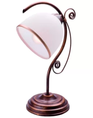 Image of Retro Table Lamp Brown, 1x E27