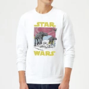 Image of Star Wars ATAT Sweatshirt - White - XL