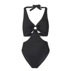 Image of Firetrap Halter Suit - Black