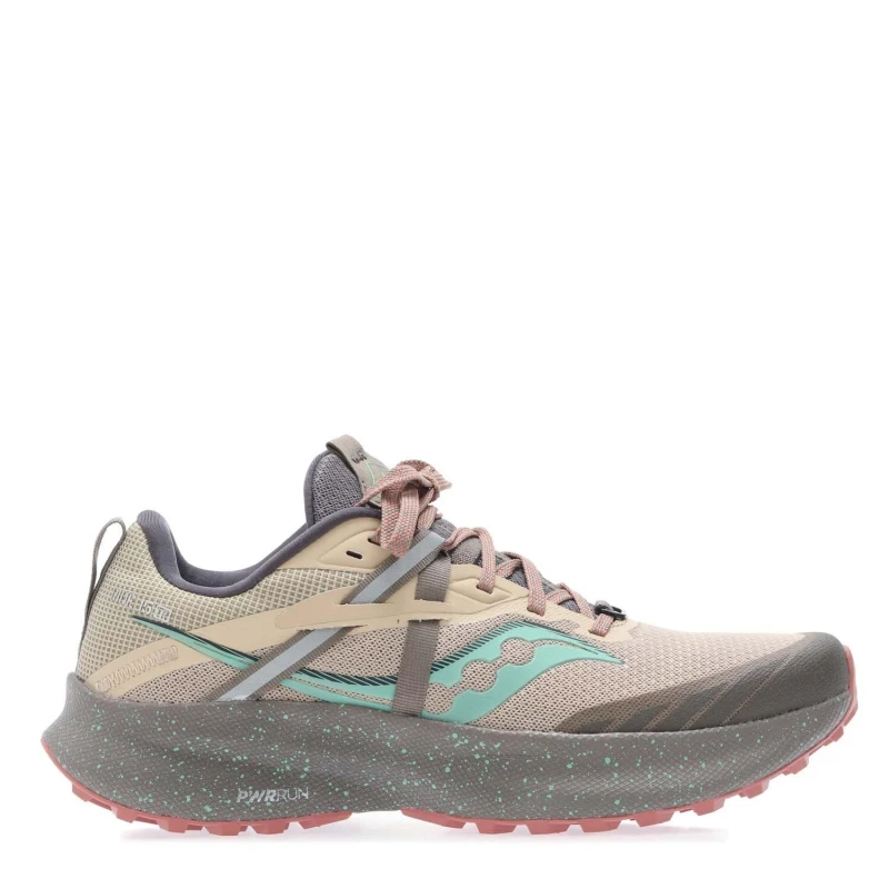 Image of Saucony Ride 15 Running Shoes - Brown Brown 3