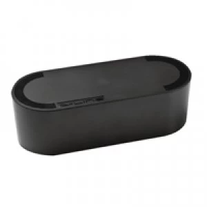 Image of D-Line Cable Tidy Unit 420x160x135mm Large Black euctulgebsw