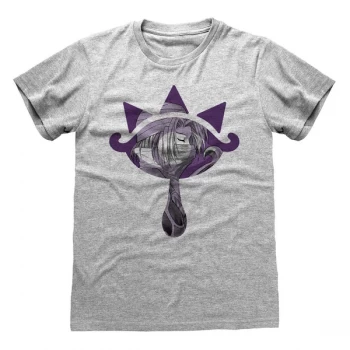 Image of Legend Of Zelda - Sheik Logo Unisex Small T-Shirt - Grey