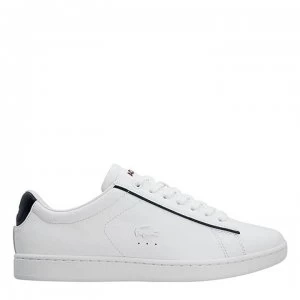 Image of Lacoste Carnaby Evo Trainers - Wht/Navy