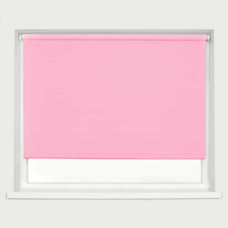 Image of Caecus Blinds Blackout Roller Blind Pink 180Cm