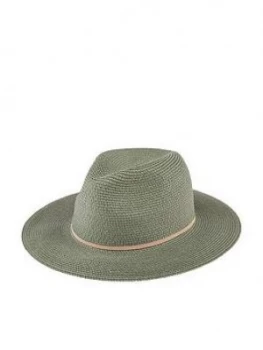 Image of Accessorize Packable Panama Hat - Khaki