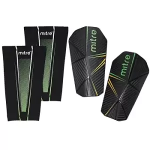 Image of Mitre Delta Slip Pro Shin Pads - Black