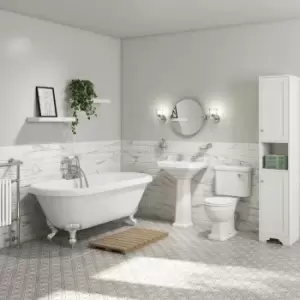 Image of Park Royal Double Ended Freestanding Bath Suite with Toilet & Basin