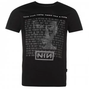 Image of Official Nine Inch Nails T Shirt Mens - Head Like Hole