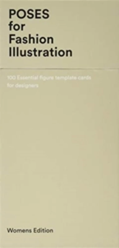Image of Poses for Fashion Illustration (Card Box) : 100 essential figure template cards for designers Multiple-component retail product, boxed