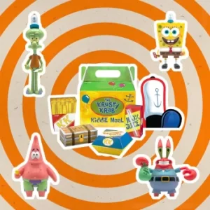 Image of Super7 SpongeBob SquarePants ReAction Action Figure 4-Pack
