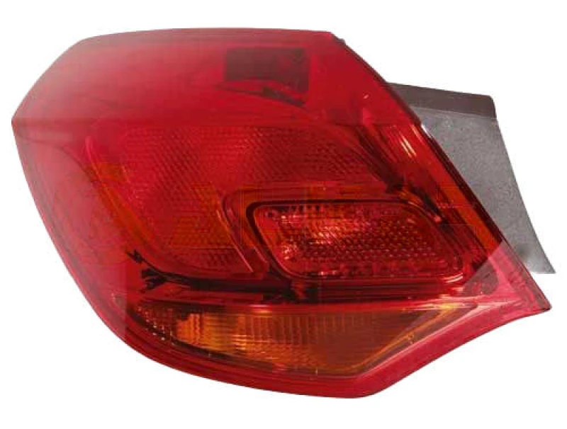 Image of ALKAR 2202439 Rear light Outer section, without bulb holder, Right Combination Rearlight (391)