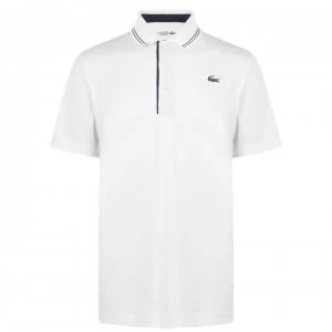 Image of Lacoste Side Logo Polo Shirt - White