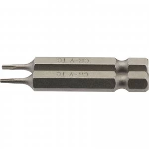 Image of Draper Torx Screwdriver Bits T6 50mm Pack of 2