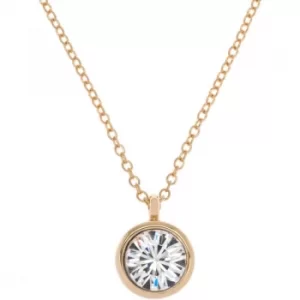 Image of Ladies Karen Millen PVD Gold plated Crystal Dot Necklace