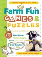 Image of farm fun games and puzzles over 150 word games picture puzzles mazes and ot