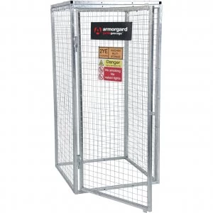 Image of Armorgard Gorilla Bolt Together Gas Cylinder Storage Cage 900mm 900mm 1800mm