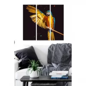 Image of MDF3601194 Multicolor Decorative MDF Painting (3 Pieces)