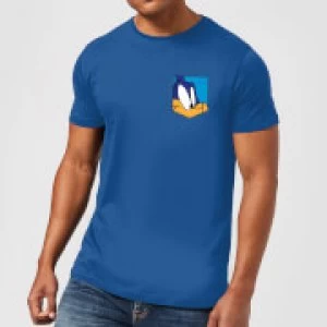 Image of Looney Tunes Roadrunner Face Faux Pocket Mens T-Shirt - Royal Blue - S