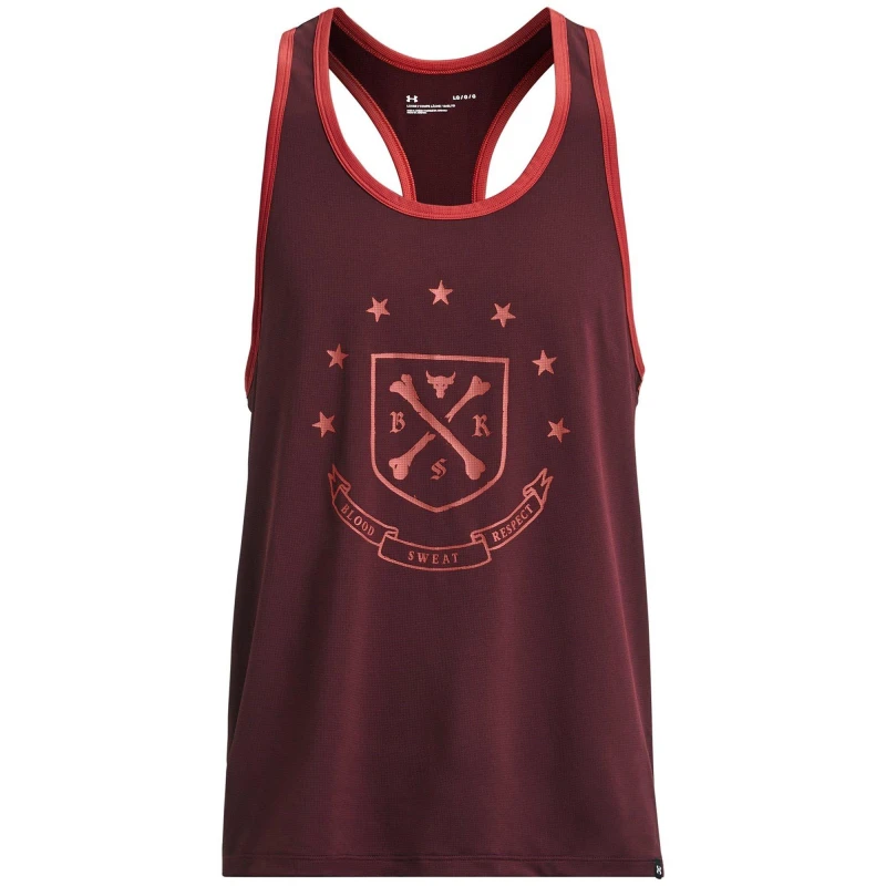 Image of Under Armour Mens Pjt Rock Performance Gym Vest Red male M