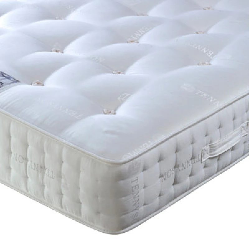 Image of Bedmaster Bedmaster Tennyson 4000 Twin Pocket Sprung Natural Orthopaedic Mattress in White Size: King White King Unisex 0764283935236