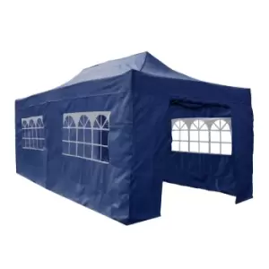 Image of Airwave 6m x 3m Pop Up Gazebo with Sides - Blue