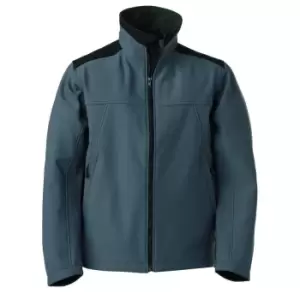 Image of Russell Workwear Mens Softshell Breathable Waterproof Membrane Jacket (S) (Convoy Grey)