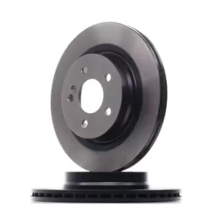 Image of TRW Brake disc MERCEDES-BENZ DF4864S 0004231212,2044230712,A0004231212 Brake rotor,Brake discs,Brake rotors A2044230712