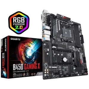 Image of Gigabyte B450 Gaming X motherboard Socket AM4 ATX AMD B450