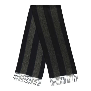 Image of Howick Cashmink Check Scarf - Navy