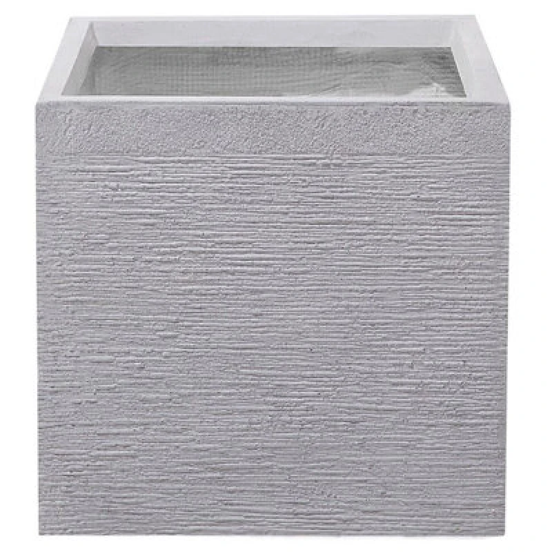 Image of Beliani Scandinavian Plant Pot Paros 40 Cm Grey