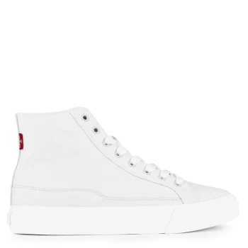 Image of Levis Deacon Mid Hi Tops - White