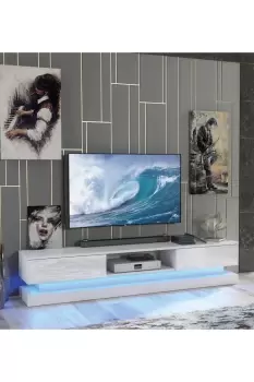 Image of TV Unit 180cm Sideboard Cabinet Cupboard TV Stand