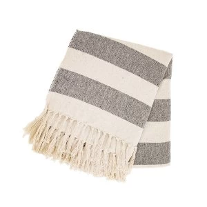 Image of Sass & Belle Scandi Boho Stripe Blanket Throw