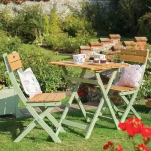 Image of Florenity Bistro Set - Natural/Green